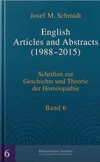 English Articles and Abstracts, Josef M. Schmidt